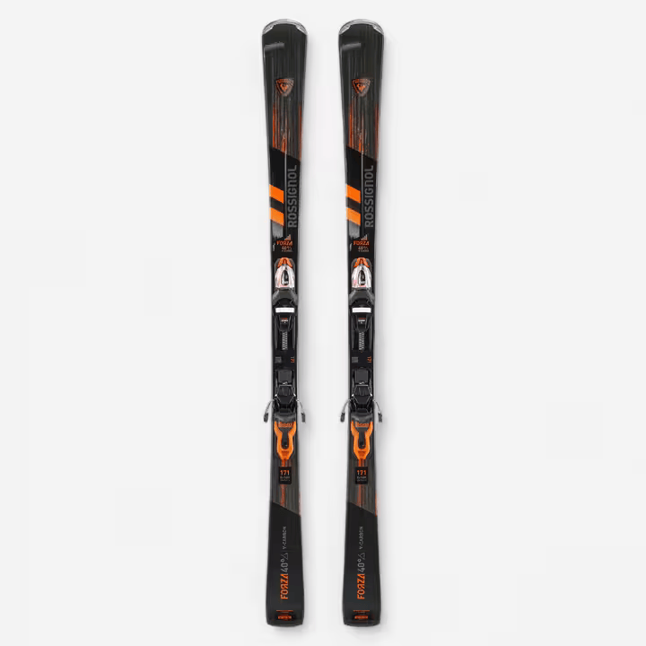Skis noir & oranges 1